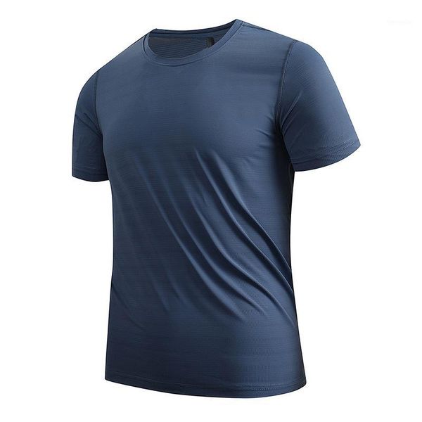 

men sport t shirt solid workout running short sleeve sportswear bodybuilding fitness training gym walking active1, White;red