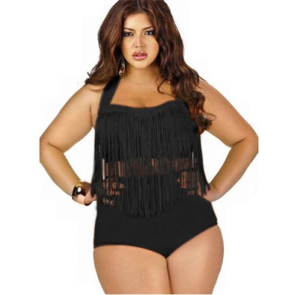 

women's jumpsuits & rompers 4colors one piece bodysuits tassels bathing suits for women bodysuit v-neck monokini triquini trikini, Black;white