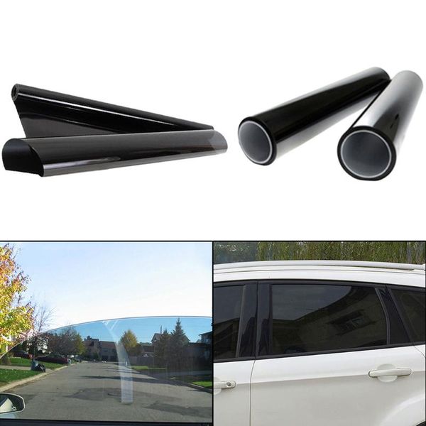 

car sunshade uv protector sticker auto home window glass summer solar films black foils tint tinting film roll