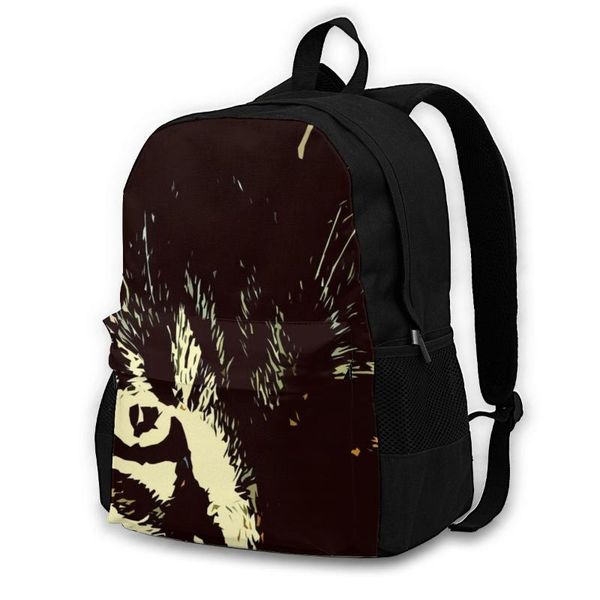 

backpack meow backpacks primary school woman print fashion polyester bags