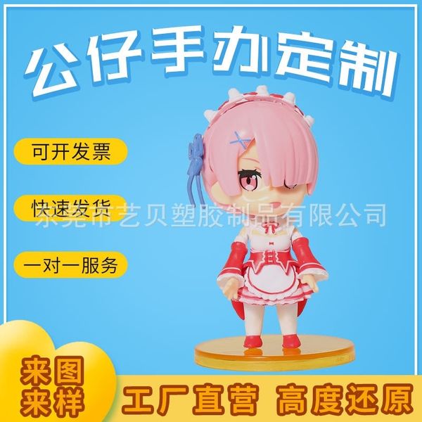 

pvc cartoon doll blind box animation hand injection car decoration