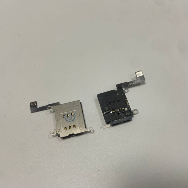 

tested dual sim card reader slot holder connector flex cable replacement for iphone 12 pro max repair parts