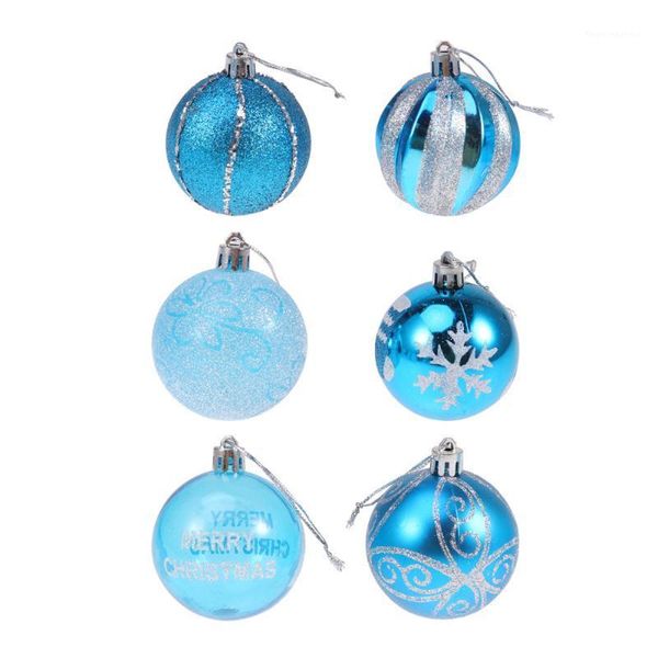 

party decoration 24pcs 6cm christmas balls durable portable delicate creative chic tree ornaments hanging for prom bal1