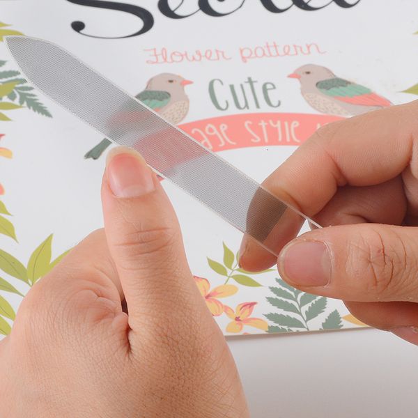 

glass nano weixinmei nail pointed file polishing strip tool for quick manicure