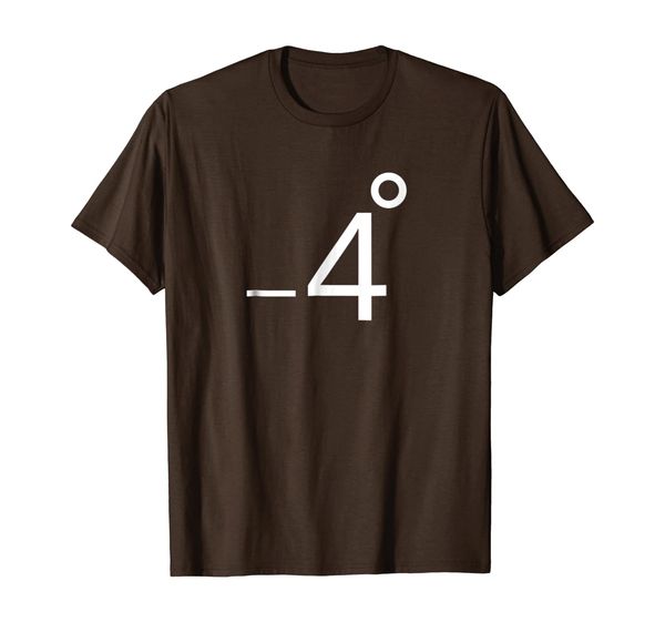 

minus 4 degrees t-shirt - funny stick figure poop shirt, White;black