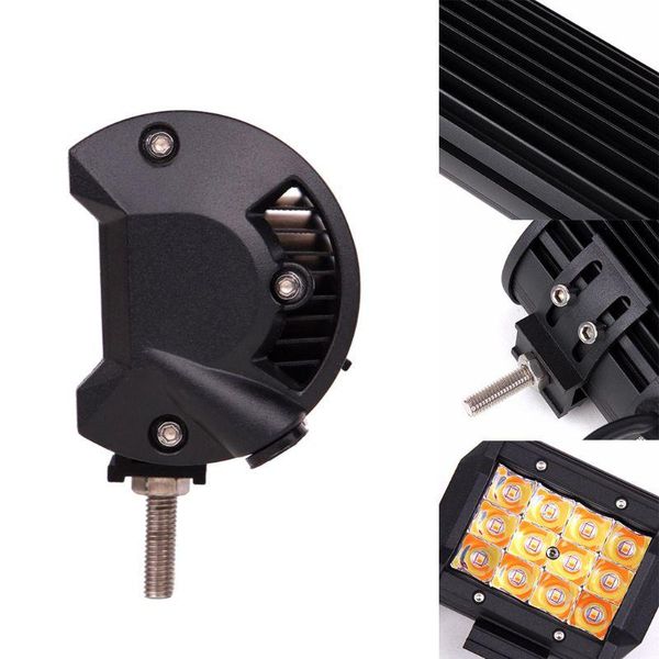 

working light 2pcs 4inch 36w led bar ip67 dual color strobe 12v for offroad suv
