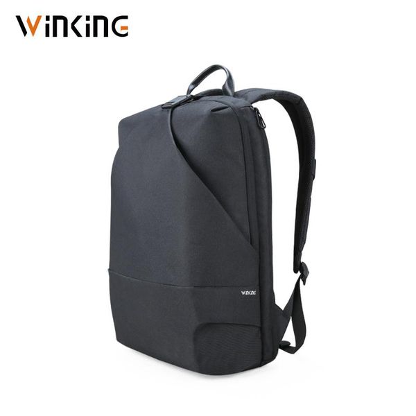 

backpack winking waterproof men 180 degree open usb charging lap15.6 inch casual school bags for teenage boys