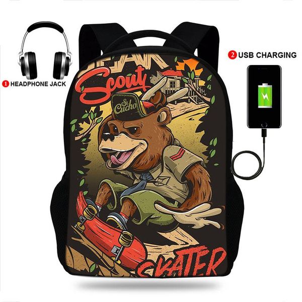 

backpack school bags for students most and fashion mochila bag bear print escolar
