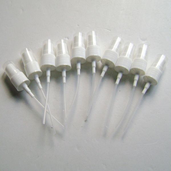 

gnps refillable white mist plastic sprayer great for alcohol disinfectant cover standard essencial oil cap suit for 18mm bottle 50pcs