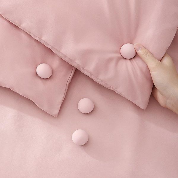 

clothing & wardrobe storage 6pcs household simple pure color quilt holder mushroom shape clip mini bed sheet accessories