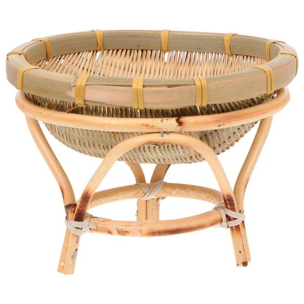 

storage baskets 1pc bamboo weaving dustpan household basket kitchen