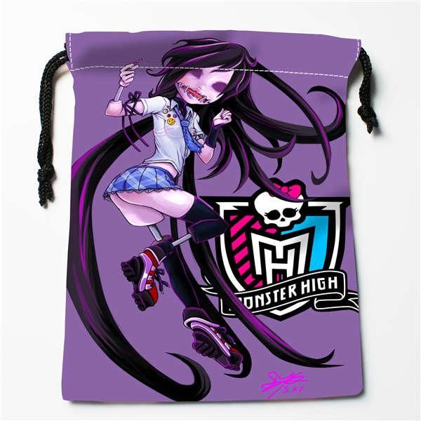 

shopping bags custom printing monster high (37 drawstring travel storage pouch swim hiking toy bag multi size18-12-05-42