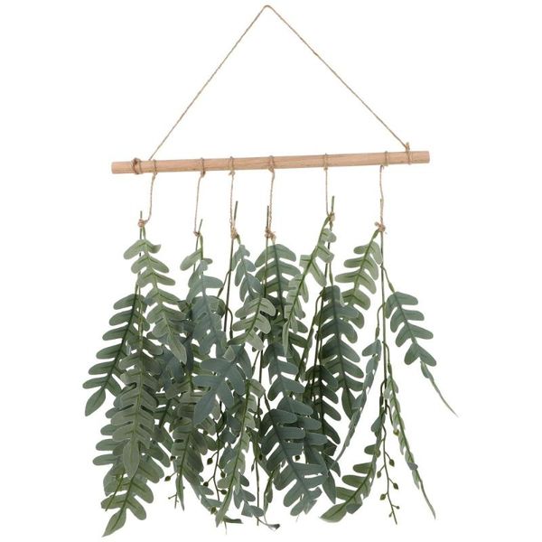 

decorative flowers & wreaths 1pc simulated leaf wall pendant home hanging decor