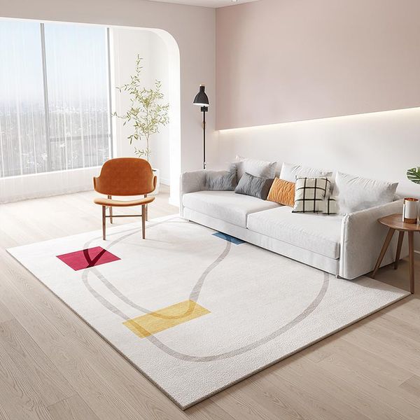 

carpets nordic concise living room carpet rugs light luxury bedroom rug thick modern decor coffee table floor mat girls bedside