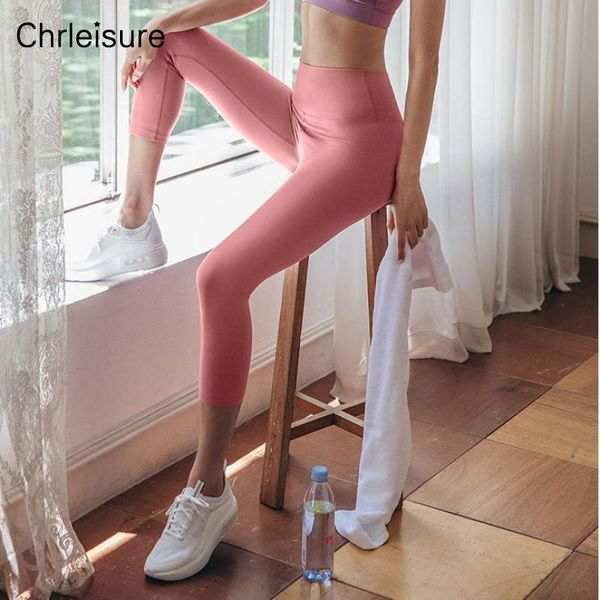 

leggings sport high waist push up running seamless workout gym skinny solid color training legging women's, Black