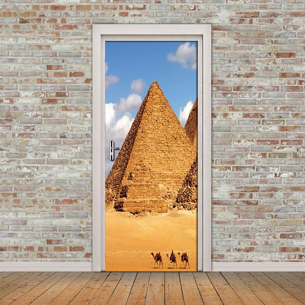 

wallpapers 3d door stickers home decor mural modern scenery poster living room bedroom decoration pvc self-adhesive po wallpaper