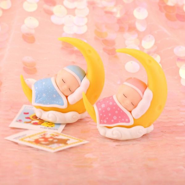 

other event & party supplies cute cake decorations moon sleeping baby for children's birthday happy decoration decorating tools