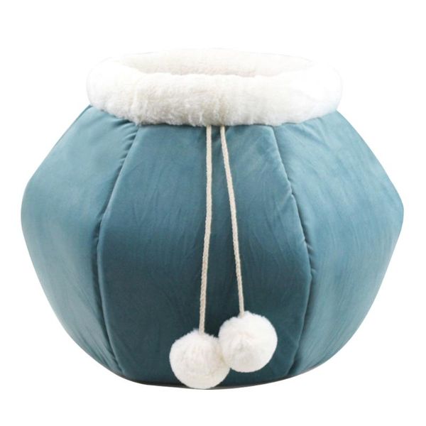 

cat beds & furniture winter sleeping home small animals portable foldable bed dual use pet supplies comfortable kittens house soft warm