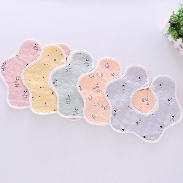 

bibs & burp cloths born cotton for boys and girls cute cartoon baby saliva towels feeding cloth supplies