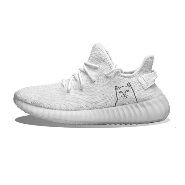 

diy custom funny middle finger cat running shoes mh printed mens womens trainers outdoor sports sneakers 2nvp