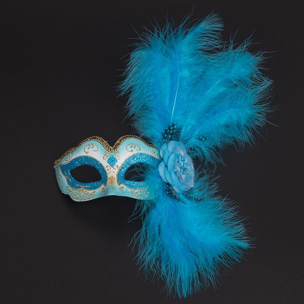 

straight halloween half face children's performance party dance mask