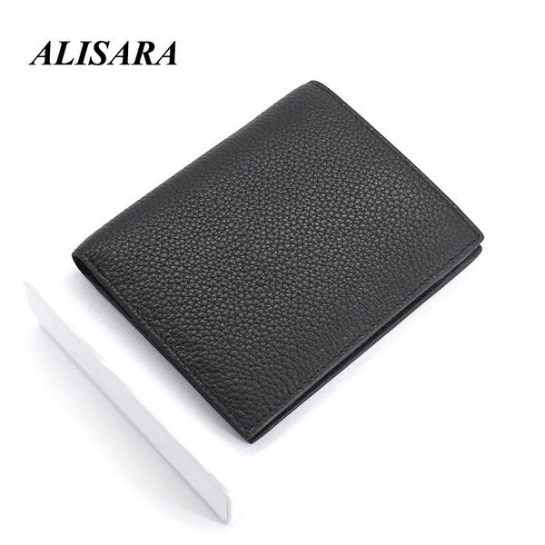 

2021japanese-style first layer cowhide vertical wallet original leather business driver's license coin purse wallets, Red;black