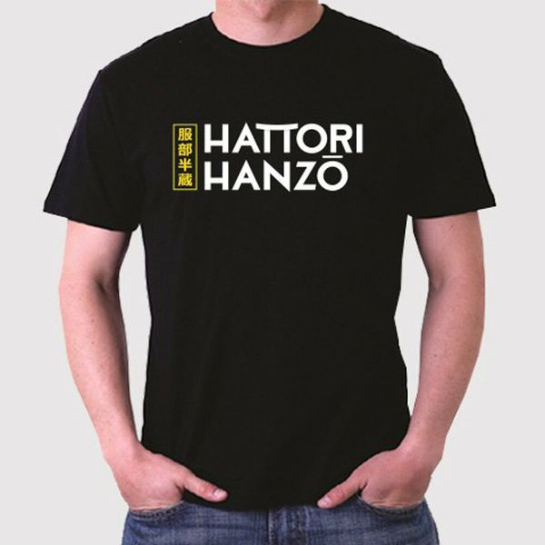 

new hattori hanzo okinawa kill bill logo men's black t-shirt size s to 3xl, White;black