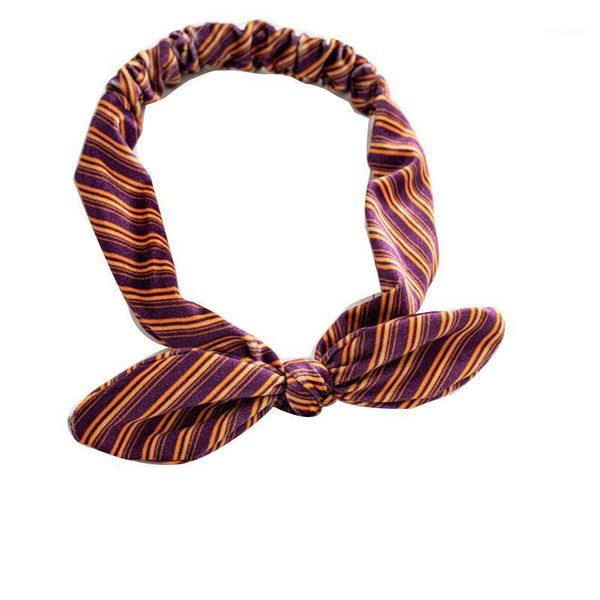 

lady colorful headband ears head warp girls sweet hair ribbon elastic bands knotted hairband accessories1