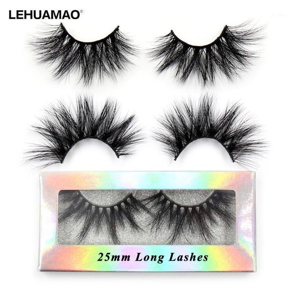 

eyelashes 3d lashes 25mm mink false eyelashe fluffy soft eyelash dramatic makeup lash natural long g051
