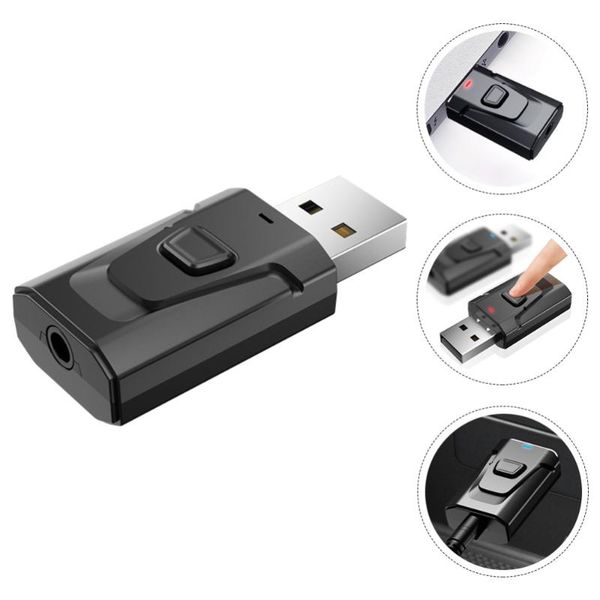 

hubs 2pcs 4-in-1 audio receiving device transmitter for tv car computer