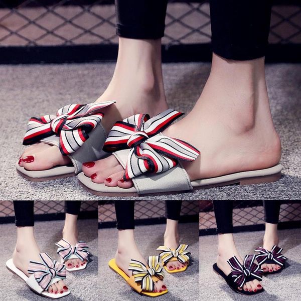 

outdoor casual fashion women slippers home flip flop 2021 summer diamond leather flat non-slip durable banquet all-match sandals, Black