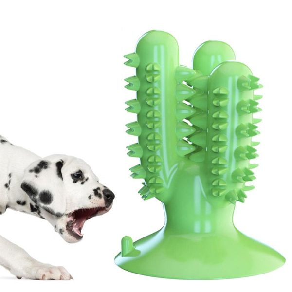

dog toys & chews elastic chew medium molar stick large breed tooth cleaning brush suction cup toothbrush bite resistant pet dogs toy