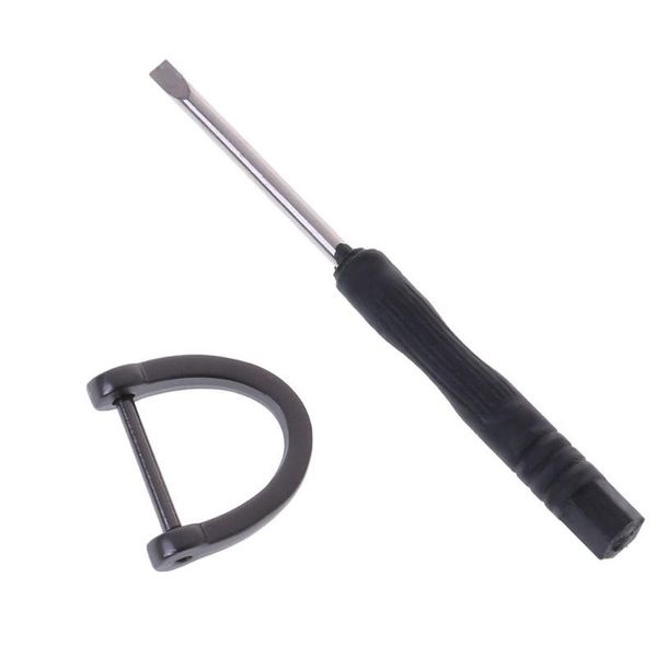 

keychains car key ring classic d shape horseshoe chain interior accessories, Silver