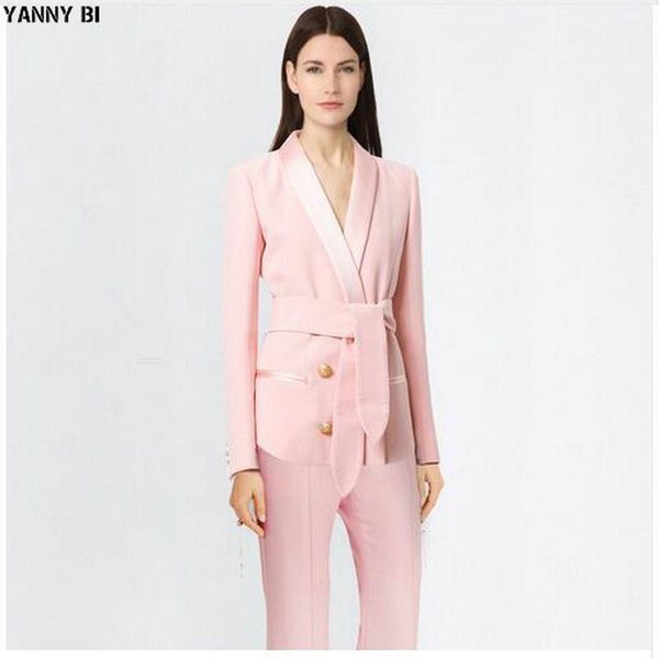

women's suits & blazers formal for women office business suitspants work wear sets uniform styles elegant pant, White;black