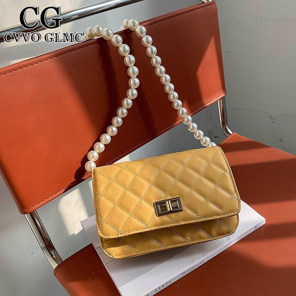 

cross body cvvo glmc beaded shoulder belt design pu leather small crossbody bags for 2021 summer fashion brand handbags and purses
