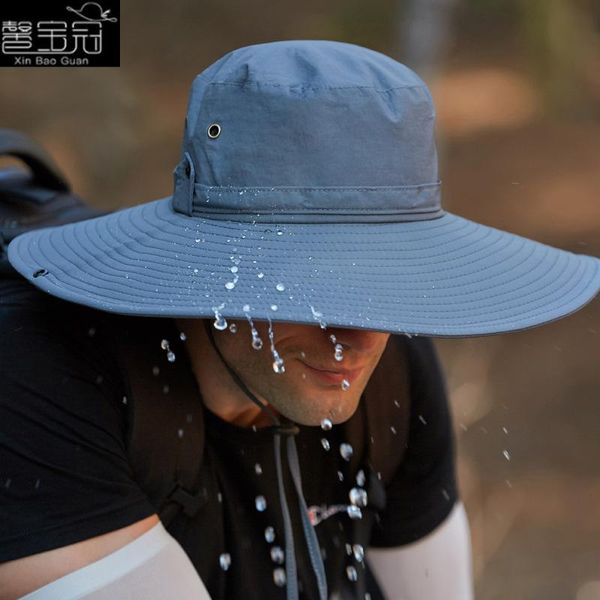 

beanies 9206 european and american hat men's sun outdoor oversized eaves fisherman summer mountaineering