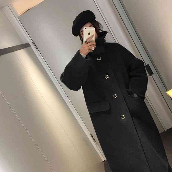 

women's wool & blends wool coat, mostly long, and padded nz4m, Black