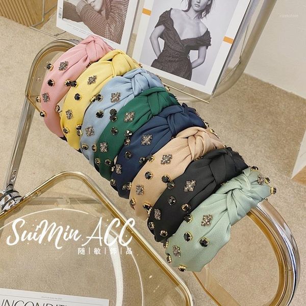 

crystal cross headbands for women korea hair accessories scrunchie girls band bows hairbands1