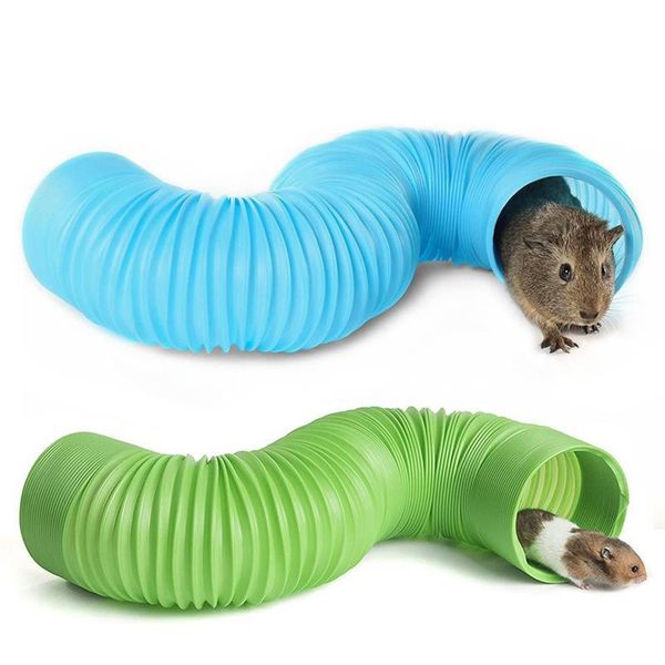 

small animal supplies 1 pcs hamster tunnel toy plastic funny play exercise pet rat mouse chinchillas tube accessories