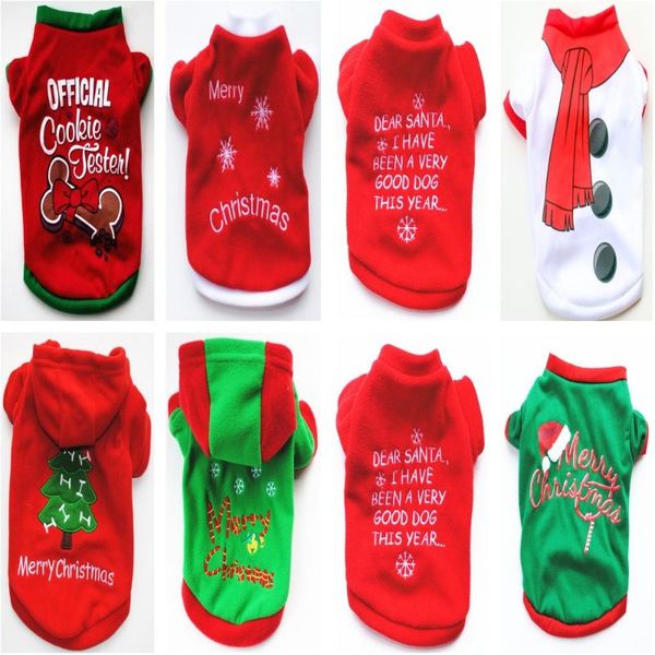 

dog apparel xs/s/m/l pet clothes christmas costume cute cartoon for small cloth coats xmas kitty dogs