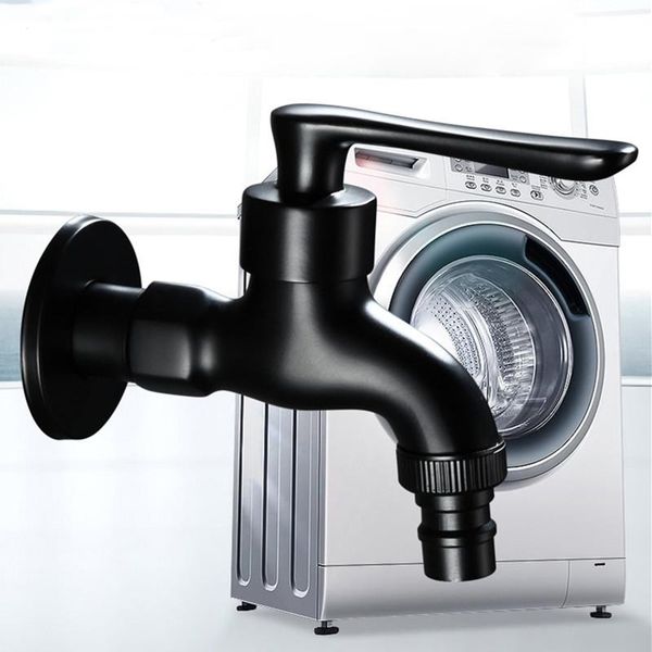 

bathroom sink faucets black brass wall mounted corner washing machine faucet outdoor exterior garden bibcock bath toilet mop pool taps