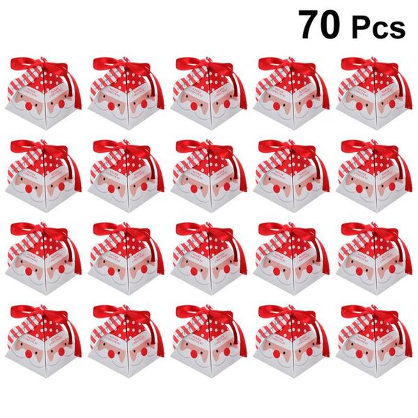 

gift wrap 70pcs xmas lovely decorative good quality candy boxes for christmas party storage