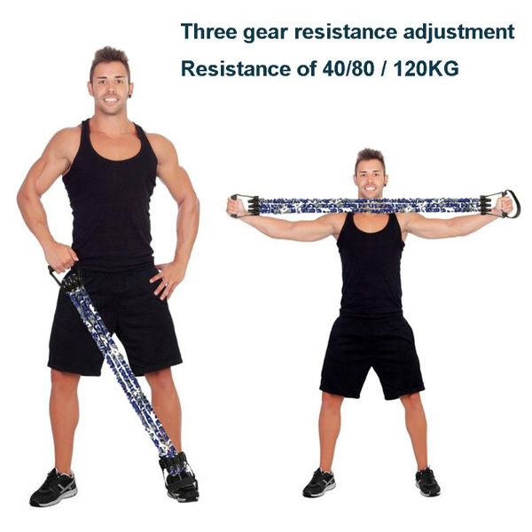 

resistance bands rooxin band chest training expander elastic pull-rope strength trainer fitness home gym workouts equipment