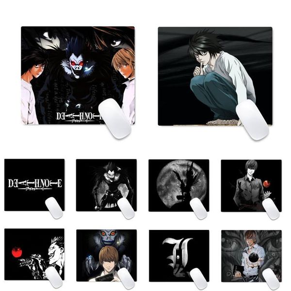 

mouse pads & wrist rests cool diy death note locking edge pad game desk table protect office work mat non-slip lapcushion