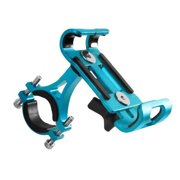 

cell phone mounts & holders metal motorcycle bike holder aluminum alloy anti-slip bracket gps universal bicycle stand for all smartphones