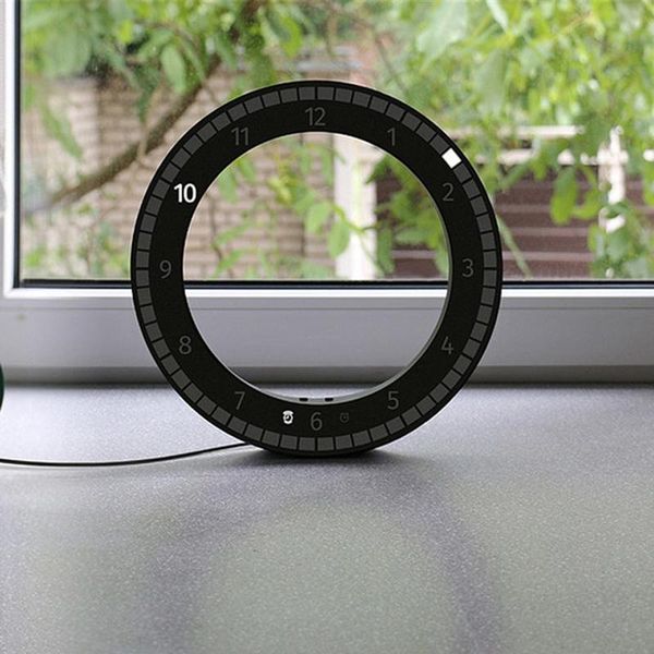 

wall clocks led digital clock modern design dual-use dimming circular poreceptive for home decoration festival gift