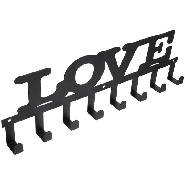 

hooks & rails 1 pc wall rack hats rod sturdy clothes bathroom hanger