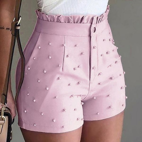 

summer feminino fashion white womens short spodenki damskie pink black, White;black