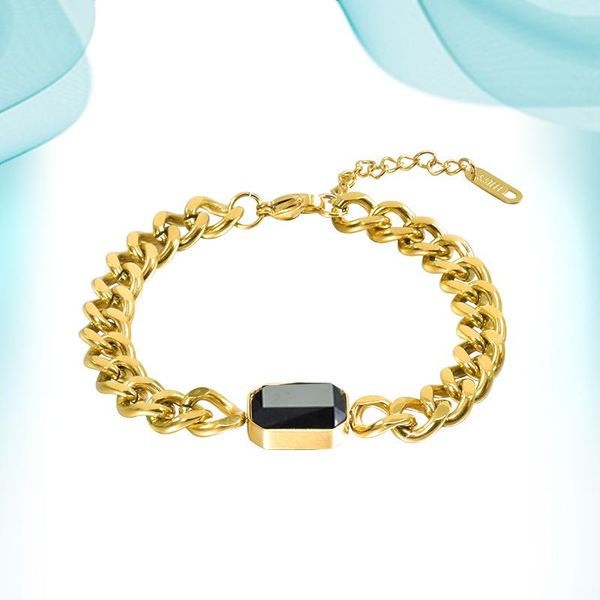 

bangle european and american cool type necklace clavicle chain fashion simple style accessories on hand personalized bracelets, Black