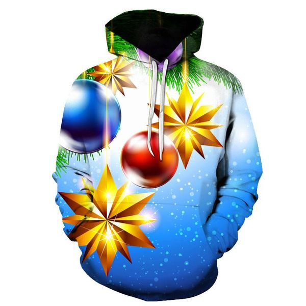 

men's hoodies & sweatshirts 2021 christmas gift theme 3d printed hoodie fashion snowman hooded sweatshirt pullover boy clothes, Black